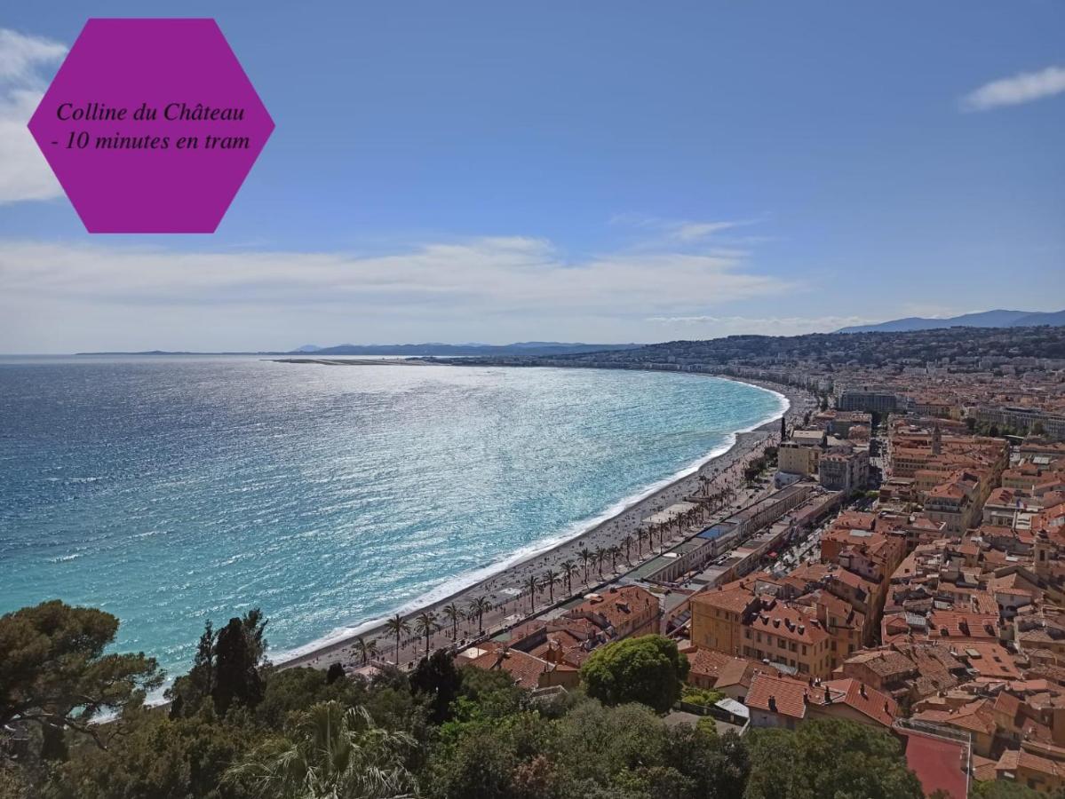 Studio - 1 Minute De La Plage Et De La Promenade Des Anglais Nice Eksteriør bilde